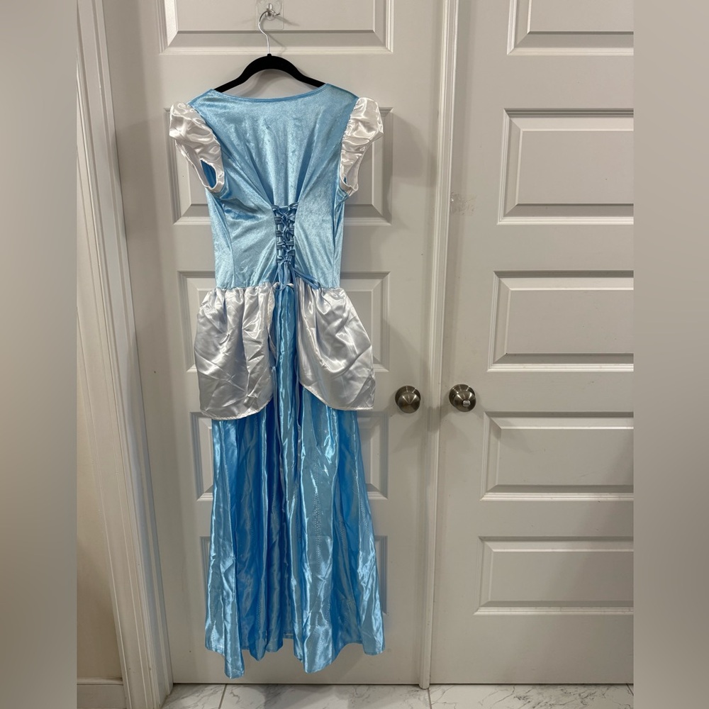 Blue and White Adult Princess Costume - Picture 2 of 2